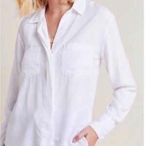 Cloth & Stone White Button-Down Shirt